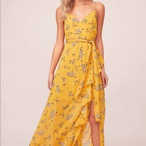 Astr the Label Floral Wrap Dress